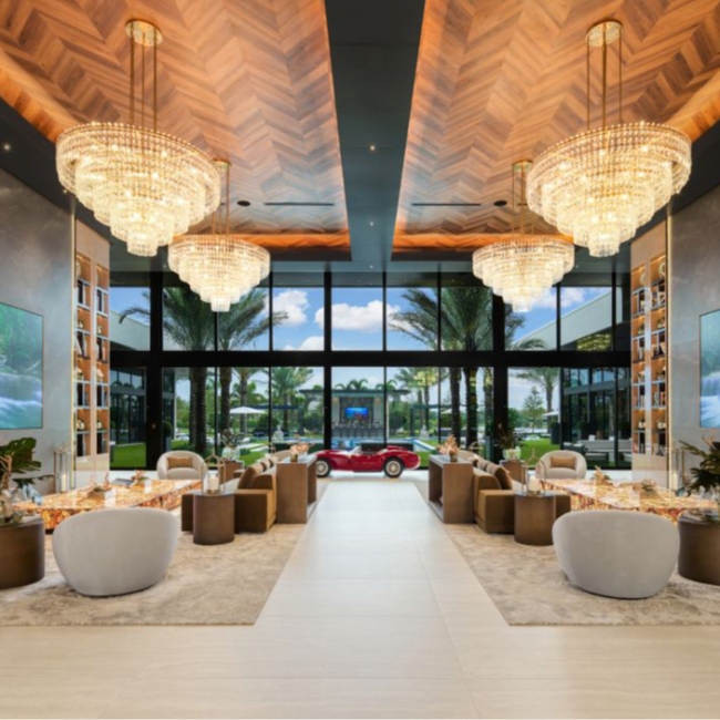 Shortly After Listing, a Ferrari-Inspired Florida Home Fetches Full $55 Million Ask